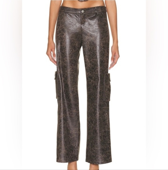MiaouDistressed Vegan Suede Elias Pants Size S
